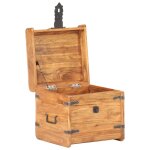 Vidaxl coffre 40x40x40 cm bois d'acacia solide