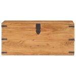 Vidaxl coffre 90x40x40 cm bois d'acacia solide