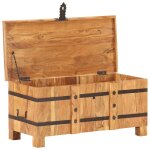 Vidaxl coffre 90x40x40 cm bois d'acacia solide