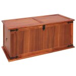Vidaxl coffre de rangement 79x34x32 cm bois d'acacia solide