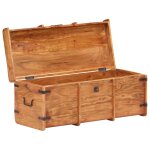 Vidaxl coffre de rangement 90x40x40 cm bois d'acacia solide Vidaxl coffre de rangement 90x40x40 cm bois d'acacia solide
