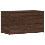 Vidaxl coffre de rangement chêne marron 84x42x46 cm bois d'ingénierie Vidaxl coffre de rangement chêne marron 84x42x46 cm bois d'ingénierie