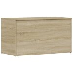 Vidaxl coffre de rangement chêne sonoma 84x42x46 cm bois d'ingénierie Vidaxl coffre de rangement chêne sonoma 84x42x46 cm bois d'ingénierie