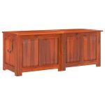 Vidaxl coffre de rangement avec couvercle marron bois massif d'acacia Vidaxl coffre de rangement avec couvercle marron bois massif d'acacia