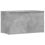 Vidaxl coffre de rangement gris b�ton 84x42x46 cm bois d'ing�nierie
