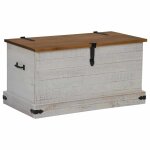 Vidaxl coffre de rangement halden blanc 91x48x47 cm bois massif pin Vidaxl coffre de rangement halden blanc 91x48x47 cm bois massif pin