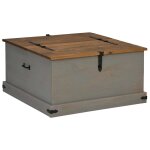 Vidaxl coffre de rangement halden gris 91x91x47 cm bois massif pin Vidaxl coffre de rangement halden gris 91x91x47 cm bois massif pin
