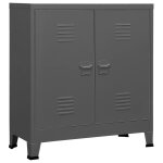 Vidaxl coffre de rangement industriel anthracite 90x40x100 cm acier Vidaxl coffre de rangement industriel anthracite 90x40x100 cm acier