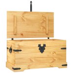 Vidaxl coffre de rangement pin mexicain gamme corona 91x49, 5x47 cm Vidaxl coffre de rangement pin mexicain gamme corona 91x49, 5x47 cm