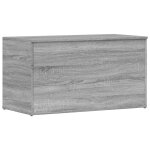 Vidaxl coffre de rangement sonoma gris 84x42x46 cm bois d'ingénierie Vidaxl coffre de rangement sonoma gris 84x42x46 cm bois d'ingénierie