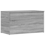 Vidaxl coffre de rangement sonoma gris 84x42x46 cm bois d'ing�nierie