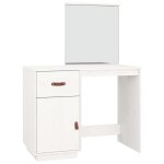 Vidaxl coiffeuse blanc 95x50x134 cm bois de pin massif Vidaxl coiffeuse blanc 95x50x134 cm bois de pin massif
