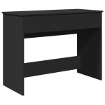 Vidaxl coiffeuse avec miroir noir 100x45x76 cm