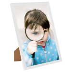 Vidaxl collage de cadres photo 3 pcs de table blanc 15x21 cm mdf