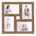 Vidaxl collage de cadres photo pour photo de 4x(10x15 cm) marron mdf Vidaxl collage de cadres photo pour photo de 4x(10x15 cm) marron mdf