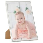 Vidaxl collage de cadres photo 5 pcs de mur table argent 70x90 cm mdf