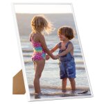 Vidaxl collage de cadres photo 5 pcs de mur table blanc 70x90 cm mdf