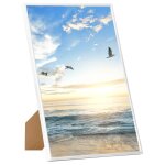 Vidaxl collage de cadres photo 5 pcs de table blanc 15x21 cm mdf