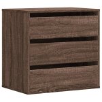 Vidaxl commode d'angle chêne marron 60x41x58 cm bois d'ingénierie Vidaxl commode d'angle chêne marron 60x41x58 cm bois d'ingénierie