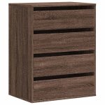 Vidaxl commode d'angle chêne marron 60x41x76 cm bois d'ingénierie Vidaxl commode d'angle chêne marron 60x41x76 cm bois d'ingénierie