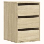 Vidaxl commode d'angle ch�ne sonoma 40x41x58 cm bois d'ing�nierie