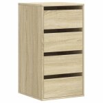 Vidaxl commode d'angle ch�ne sonoma 40x41x76 cm bois d'ing�nierie