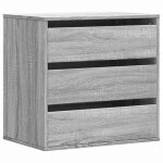 Vidaxl commode d'angle sonoma gris 60x41x58 cm bois d'ingnierie