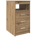 Vidaxl commode ch�ne artisanal 40x50x76 cm bois d'ing�nierie