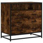 Vidaxl commode chêne fumé 70x41x70 cm bois d'ingénierie Vidaxl commode chêne fumé 70x41x70 cm bois d'ingénierie
