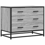 Vidaxl commode sonoma gris 70x41x56 cm bois d'ingénierie Vidaxl commode sonoma gris 70x41x56 cm bois d'ingénierie