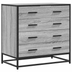 Vidaxl commode sonoma gris 70x41x70 cm bois d'ingénierie Vidaxl commode sonoma gris 70x41x70 cm bois d'ingénierie
