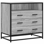 Vidaxl commode sonoma gris 70x41x70 cm bois d'ingénierie Vidaxl commode sonoma gris 70x41x70 cm bois d'ingénierie