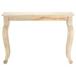 Vidaxl console 110x35x77 cm en bois de manguier massif