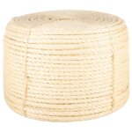 Vidaxl corde 100 % sisal 12 mm 25 m