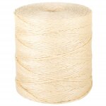 Vidaxl corde 100 % sisal 2 mm 600 m