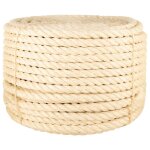 Vidaxl corde 100 % sisal 20 mm 25 m