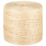 Vidaxl corde 100 % sisal 4 mm 500 m