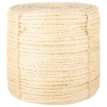 Vidaxl corde 100 % sisal 6 mm 50 m