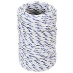 Vidaxl corde de bateau blanc 2 mm 50 m polypropyl�ne