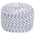 Vidaxl corde de bateau blanc 6 mm 25 m polypropyl�ne