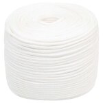 Vidaxl corde de bateau blanc complet 6 mm 25 m polypropyl�ne