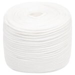 Vidaxl corde de bateau blanc complet 8 mm 250 m polypropyl�ne