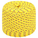 Vidaxl corde de bateau jaune 8 mm 500 m polypropyl�ne