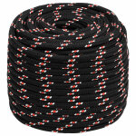 Vidaxl corde de bateau noir 18 mm 100 m polypropyl�ne