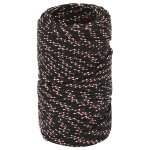 Vidaxl corde de bateau noir 2 mm 25 m polypropyl�ne