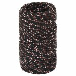 Vidaxl corde de bateau noir 2 mm 250 m polypropyl�ne
