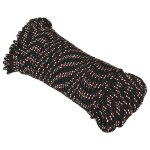 Vidaxl corde de bateau noir 4 mm 250 m polypropyl�ne