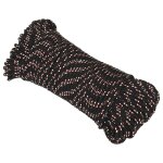 Vidaxl corde de bateau noir 5 mm 100 m polypropyl�ne