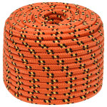 Vidaxl corde de bateau orange 12 mm 250 m polypropyl�ne