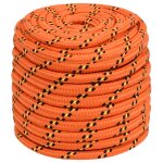 Vidaxl corde de bateau orange 18 mm 100 m polypropyl�ne
